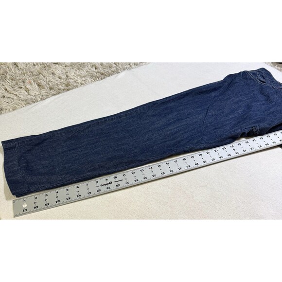 Vintage Y2K Quiksilver QuikJean Men's Denim Jeans Size 36x32 Blue Wide Leg Baggy - Picture 10 of 11